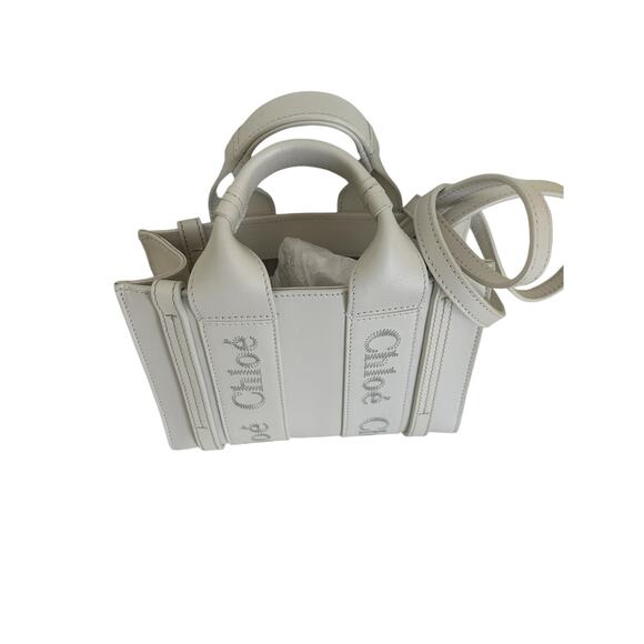 Chloe Mini Woody Leather Tote - Picture 3 of 4